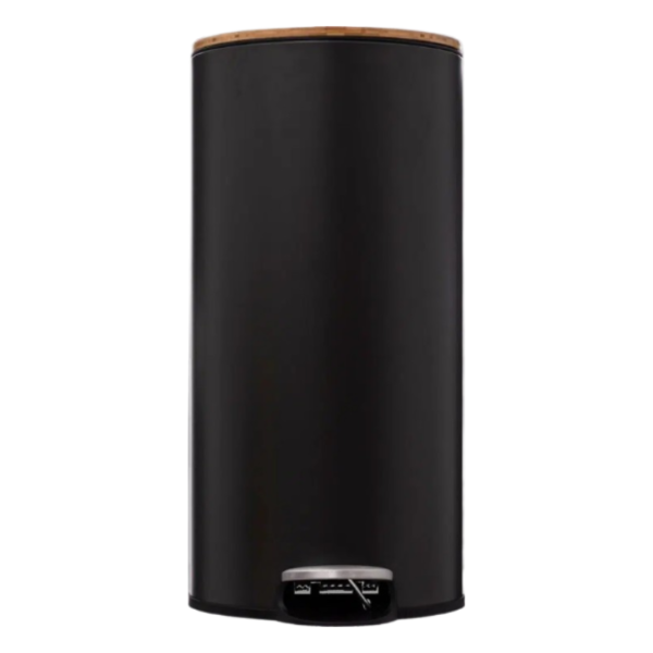 FIVE GARBAGE BIN BAM 30L 29X36X65CM INOX BLACK - Image 15