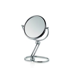 KELA COSMETIC MIRROR SAFIA, 14.5x10.5x14cm METAL SILVER