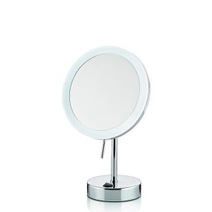 KELA COSMETIC MIRROR SABINA, 31.5x20cm METAL SILVER