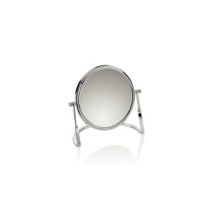 KELA COSMETIC MIRROR SIMONA, 16x9.5x15.5cm METAL SILVER