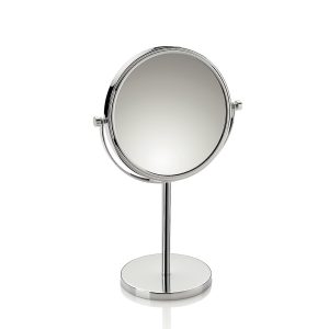 KELA COSMETIC MIRROR FABIENNE, 23.5x13.5x37.5cm METAL SILVER