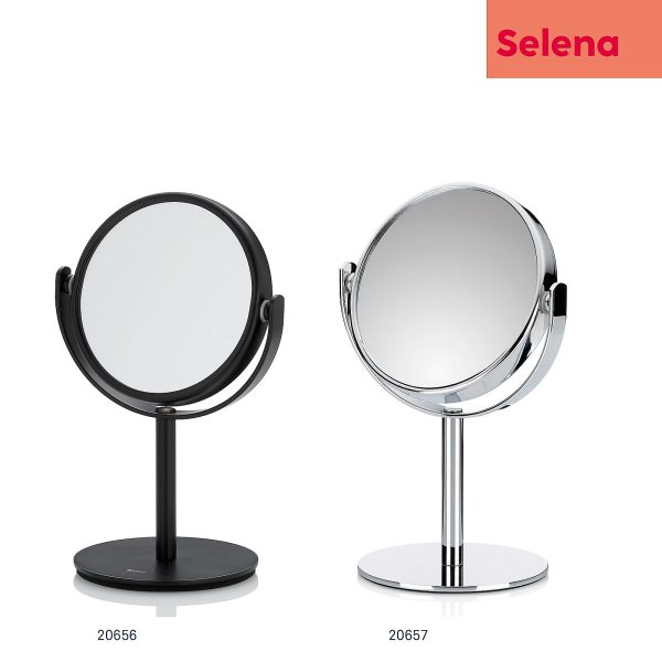 KELA KOZMETIČKO OGLEDALO SELENA, 15x8cm METAL CRNA - Slika 8