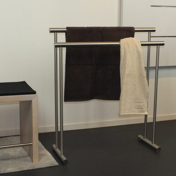 KELA FREESTANDING TOWEL HOLDER PRIAMO, 76x30x85cm STAINLESS STEEL 18/10 MAT SILVER - Image 7