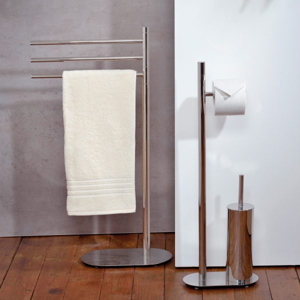 KELA INDEPENDENT TOWEL HOLDER LUCIDO, 32x18x85cm STAINLESS STEEL 18/10 SILVER - Image 6