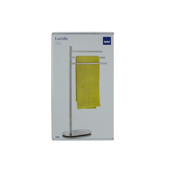 KELA INDEPENDENT TOWEL HOLDER LUCIDO, 32x18x85cm STAINLESS STEEL 18/10 SILVER - Image 8