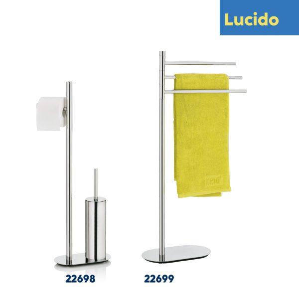 KELA INDEPENDENT TOWEL HOLDER LUCIDO, 32x18x85cm STAINLESS STEEL 18/10 SILVER - Image 9