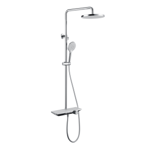 INTER CERAMIC PIANO SHOWER SYSTEM ROYAL WITH SHOWER ROSE AND SHOWER BATTER CHROME