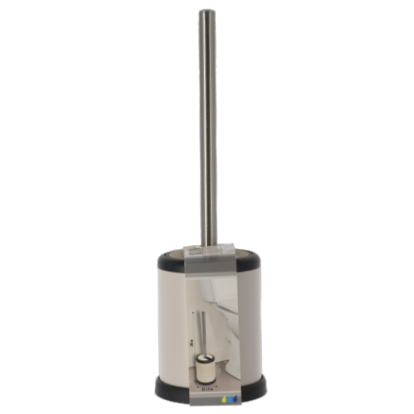 TENDANCE TOILET BRUSH WITH FOLDING LID METAL, MATT LIGHT GREY - Image 2