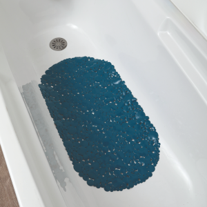TENDANCE BATH MAT 69 x 36 CM PVC, BLUE BUBBLES