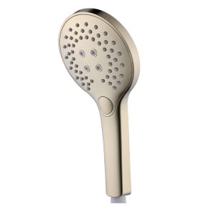 INTER CERAMIC SHOWER HANDLE, 3 FUNCTIONS 12CM ABS GOLD