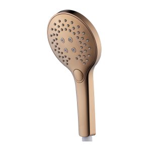 INTER CERAMIC SHOWER HANDLE, 3 FUNCTIONS 12CM ABS ROSE GOLD