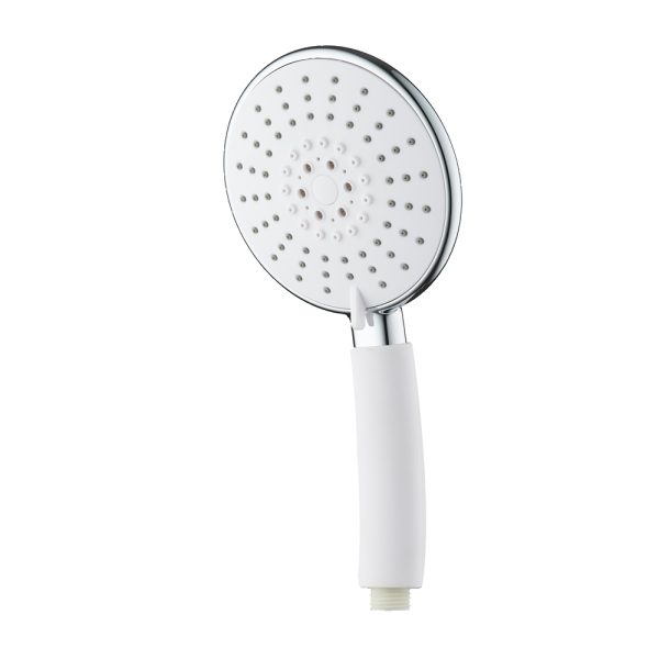 INTER CERAMIC TUŠ RUČICA, 3 FUNKCIJE 11CM ABS KROMIRANA/BIJELA