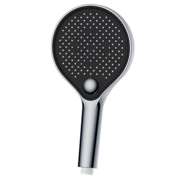 INTER CERAMIC TUŠ RUČICA, 3 FUNKCIJE 13CM ABS KROMIRANA/CRNA - Slika 2