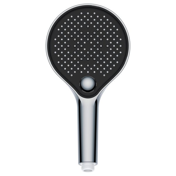 INTER CERAMIC TUŠ RUČICA, 3 FUNKCIJE 13CM ABS KROMIRANA/CRNA