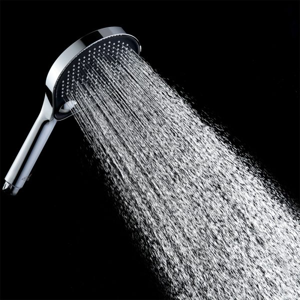INTER CERAMIC TUŠ RUČICA, 3 FUNKCIJE 13CM ABS KROMIRANA/CRNA - Slika 7