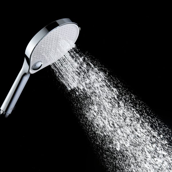 INTER CERAMIC TUŠ RUČICA, 3 FUNKCIJE 13CM ABS KROMIRANA/BIJELA - Slika 6