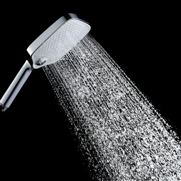 INTER CERAMIC TUŠ RUČICA, 3 FUNKCIJE 10CM ABS KROMIRANA/BIJELA - Slika 5