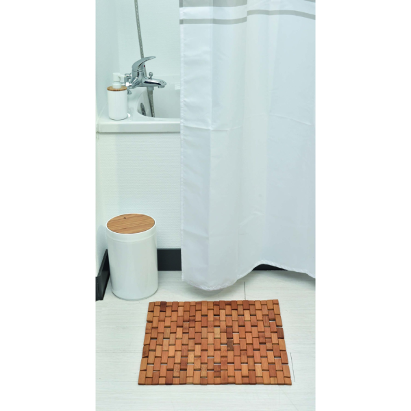 TENDANCE ANTI-SLIP BATHROOM MAT 45 x 45 cm BAMBOO - Image 4