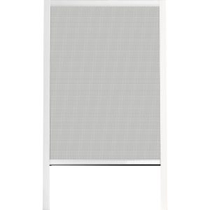 LUANCE MOSQUITO NET FOR WINDOW ROLLER 130X160 cm, PVC/ALU, WHITE/BLACK