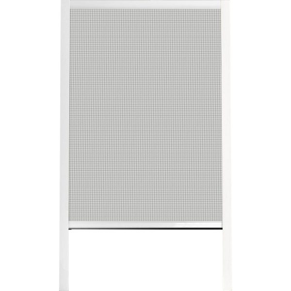 LUANCE KOMARNIK ZA PROZOR ROLO 130X160 cm, PVC/ALU, BIJELO/CRNI