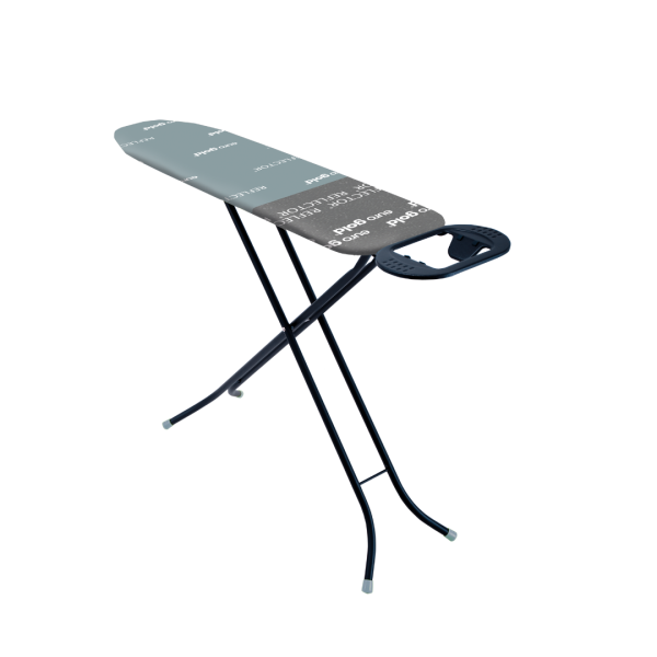 EUROGOLD IRONING BOARD 110 x 30 cm METAL, SLIDING ADJUSTABLE HEIGHT, COTTON COVER, ANTHRACITE REFLECTOR - Image 3