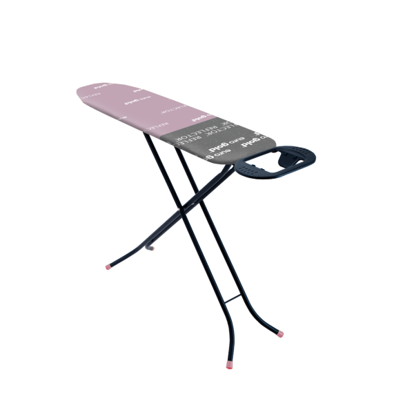 EUROGOLD IRONING BOARD 110 x 30 cm METAL, SLIDING ADJUSTABLE HEIGHT, COTTON COVER, ANTHRACITE REFLECTOR - Image 6