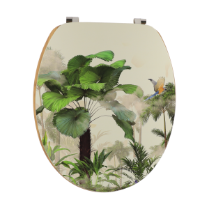 TENDANCE TOILET SEAT MDF WITH STAINLESS STEEL HARDWARE, OASIS