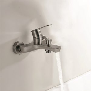 INTER CERAMIC BATH FAUCET MATT SILVER