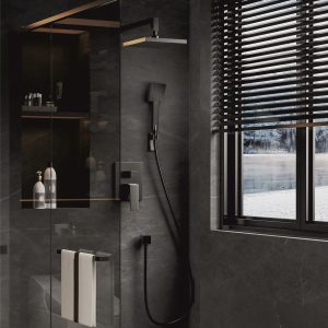 INTER CERAMIC SHOWER SYSTEM BUILT-IN ELINOR ICT 8123191MB MATT BLACK