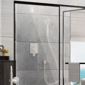 INTER CERAMIC SHOWER SYSTEM BUILT-IN ICT 8123191MW ELINOR MATT WHITE